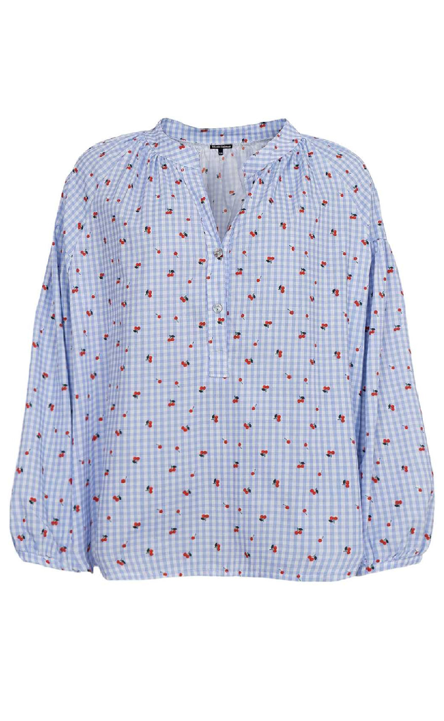 Black Colour Skjorte - Witty - Blue Cherry