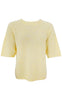Black Colour Sweater - Dell - Pastel Yellow