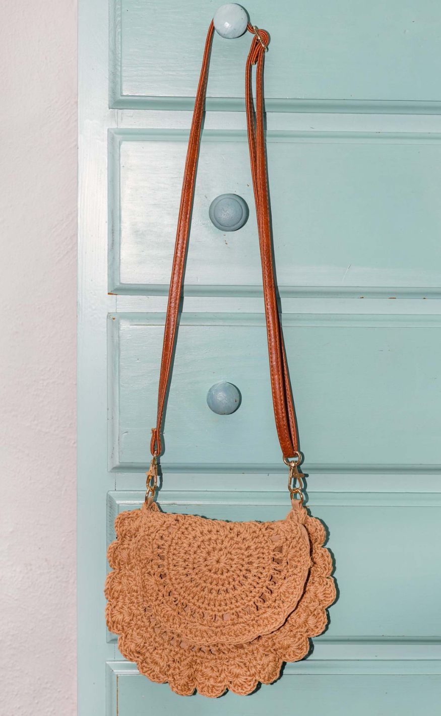 Black Colour Taske - Crochet - Nature