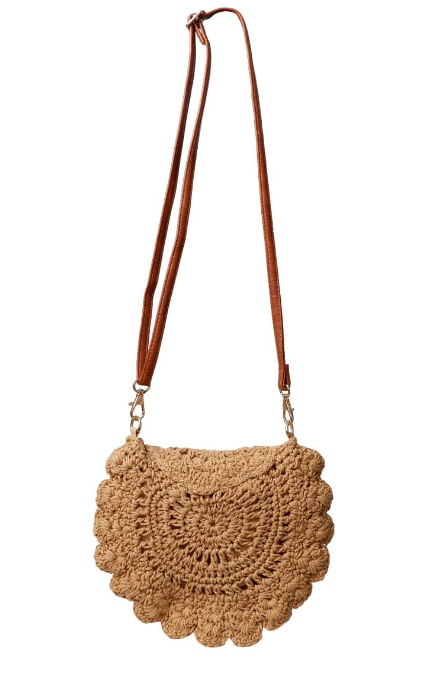 Black Colour Taske - Crochet - Nature