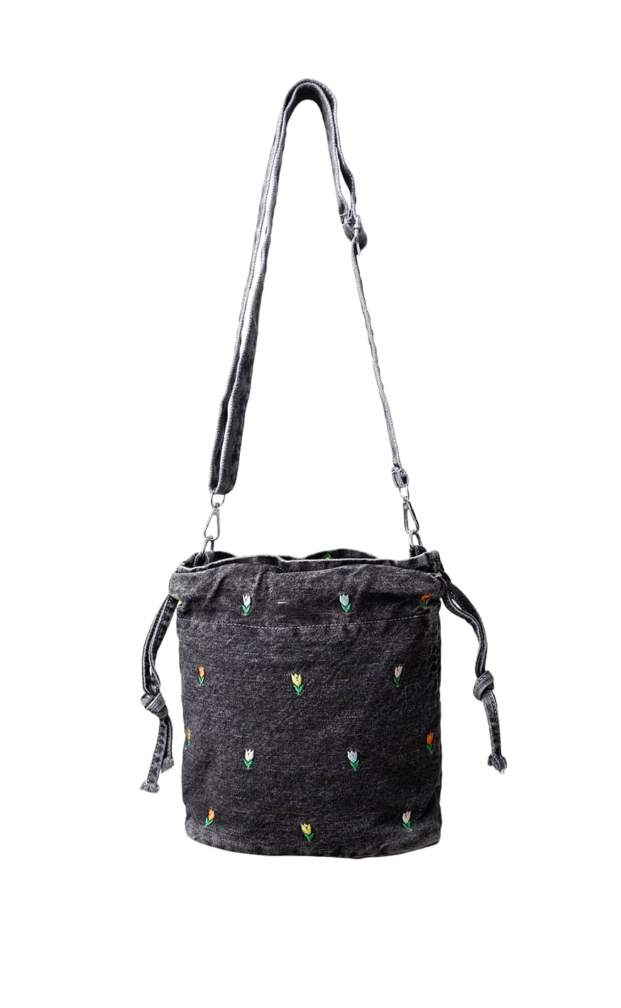 Black Colour Taske - Tulip - Black