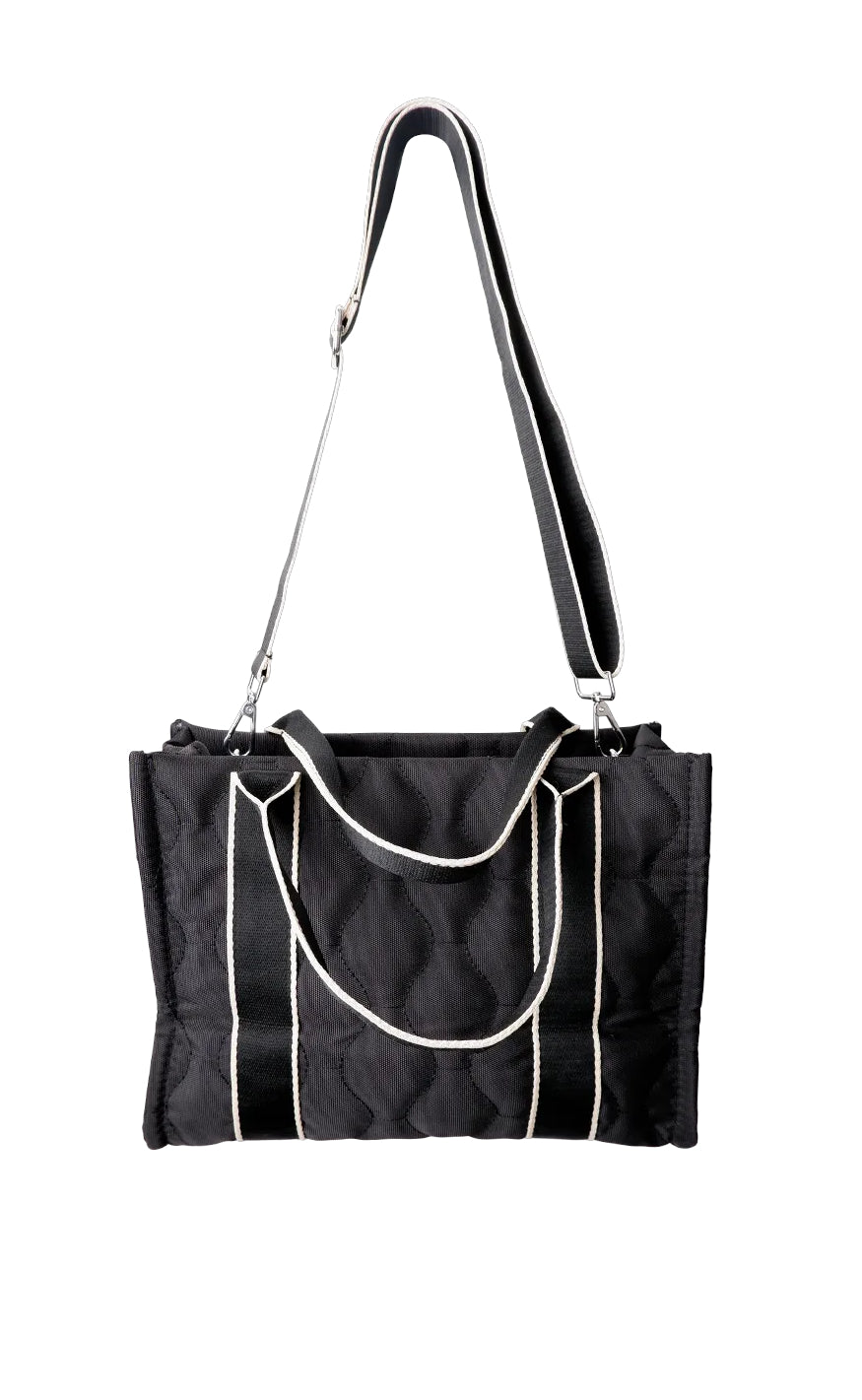 Black Colour Taske - Vanda - Black