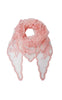Black Colour Tørklæde - Miriana Lace - Rose