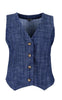 Black Colour Vest - Box - Navy