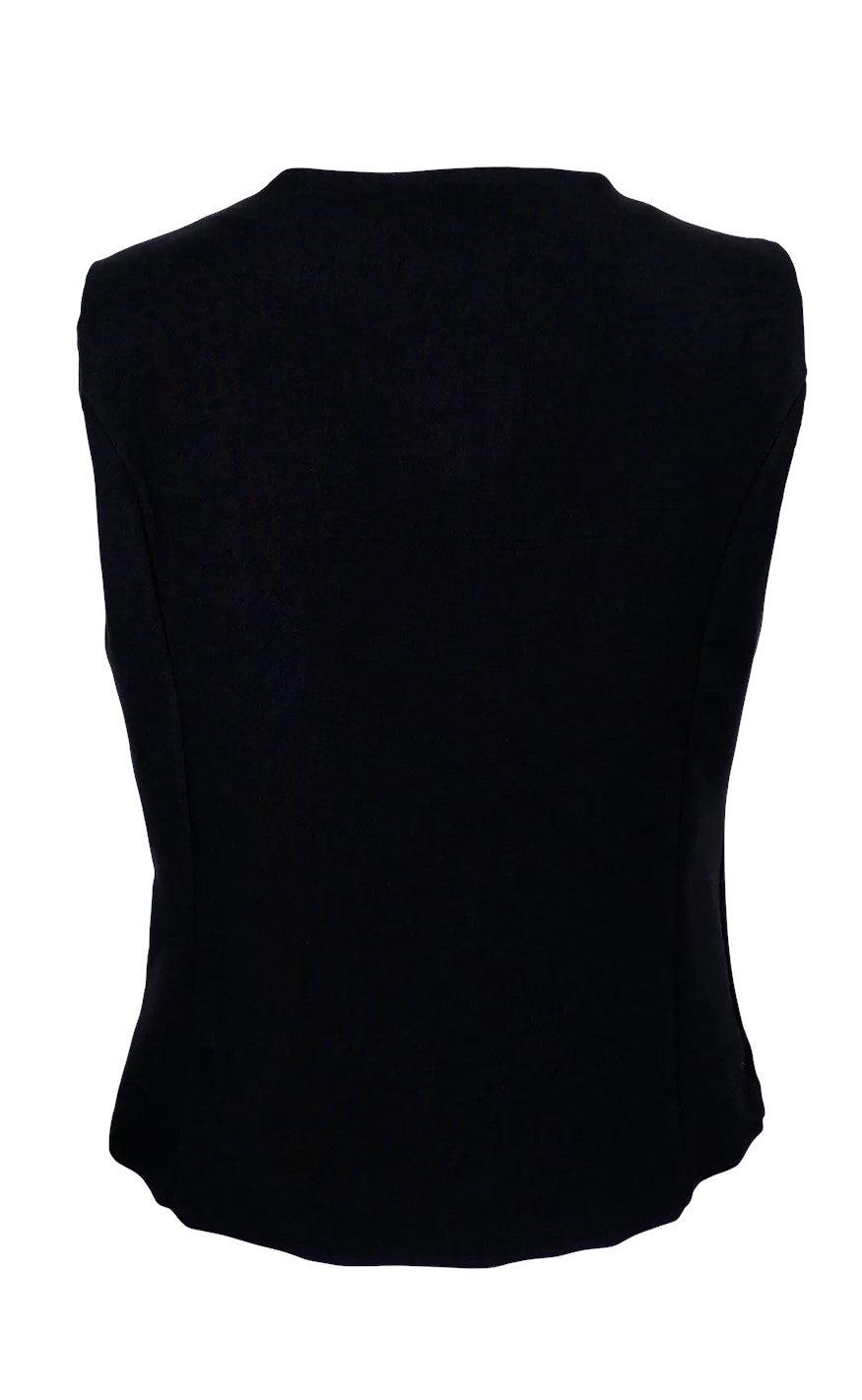 Black Colour Vest - Chicago - Black