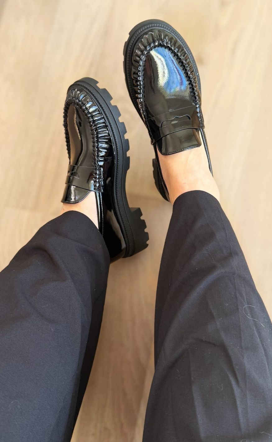 Chosen Loafers - Marika Shiny - Black