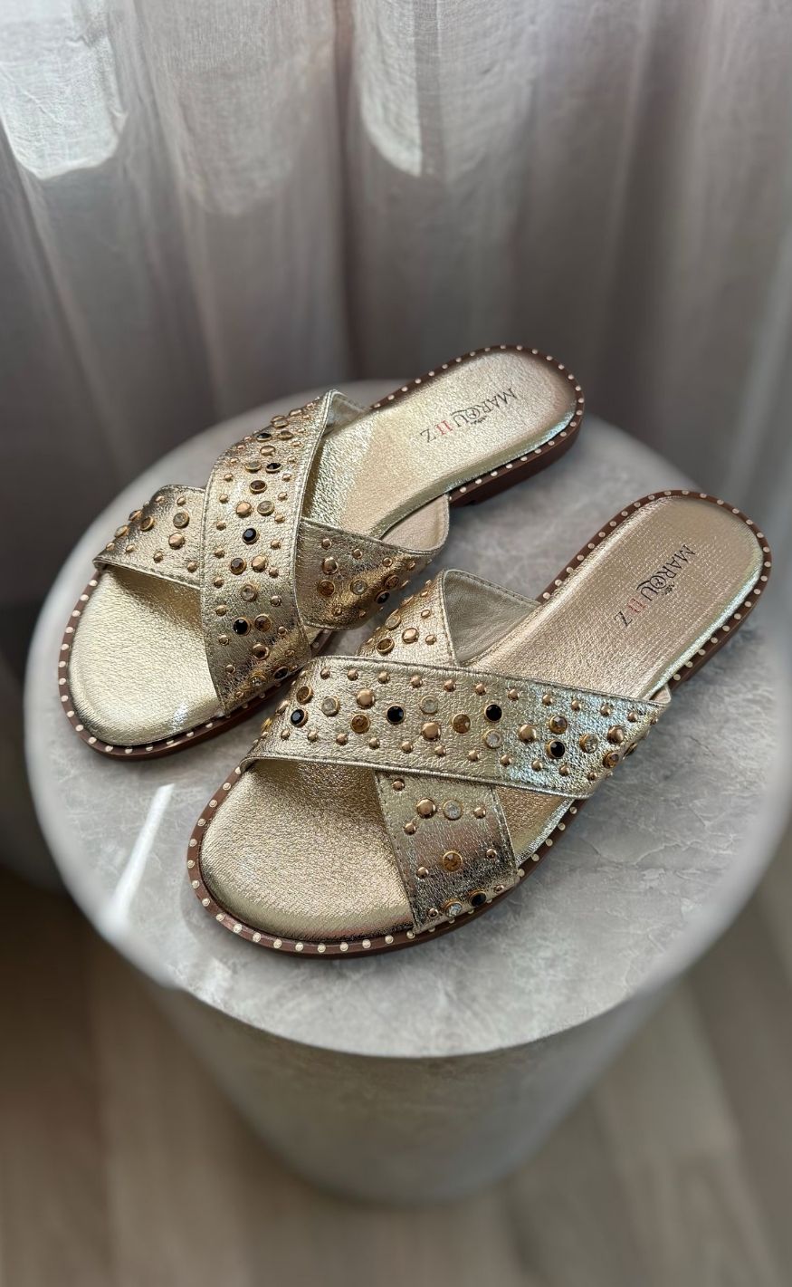 Chosen Sandaler - Rikke - Gold Colour