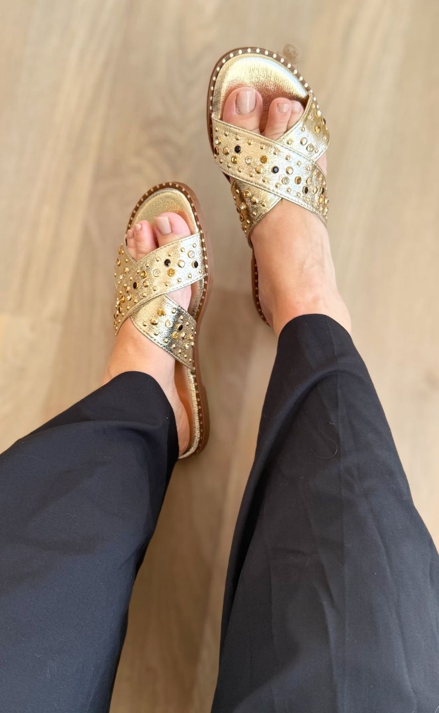 Chosen Sandaler - Rikke - Gold Colour