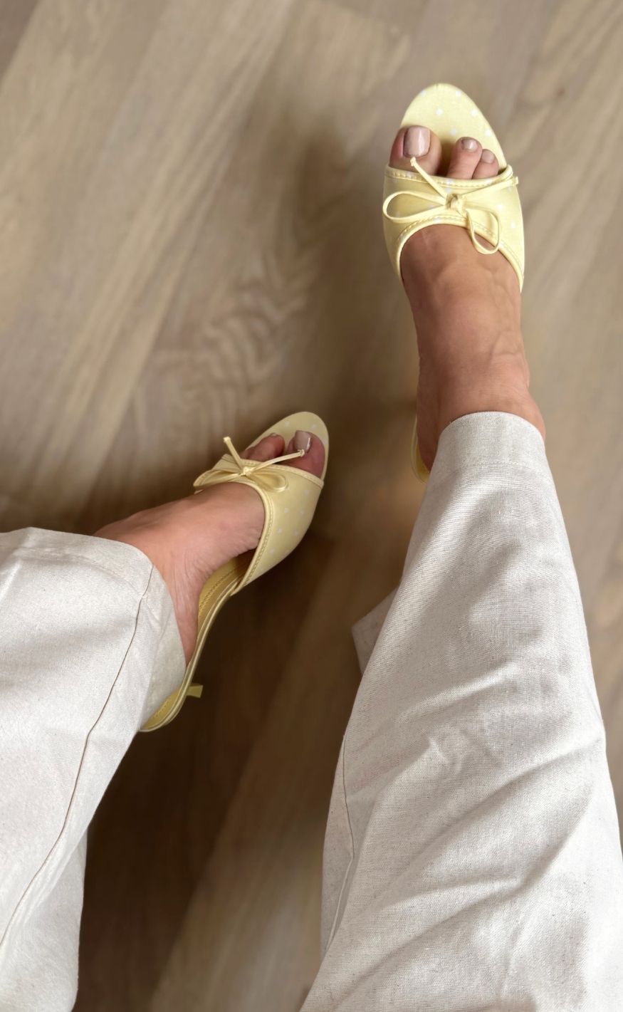 Chosen Stiletter - Yasmin Dot - Light Yellow