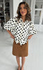 Continue Bluse - Alicia - Black Dot