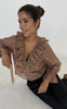 Continue Bluse - Jody - Nougat