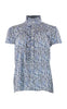Continue Bluse - Malika - Blue Paisley