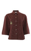 Continue Bluse - Mili Pinstripe - Bordox Stripe