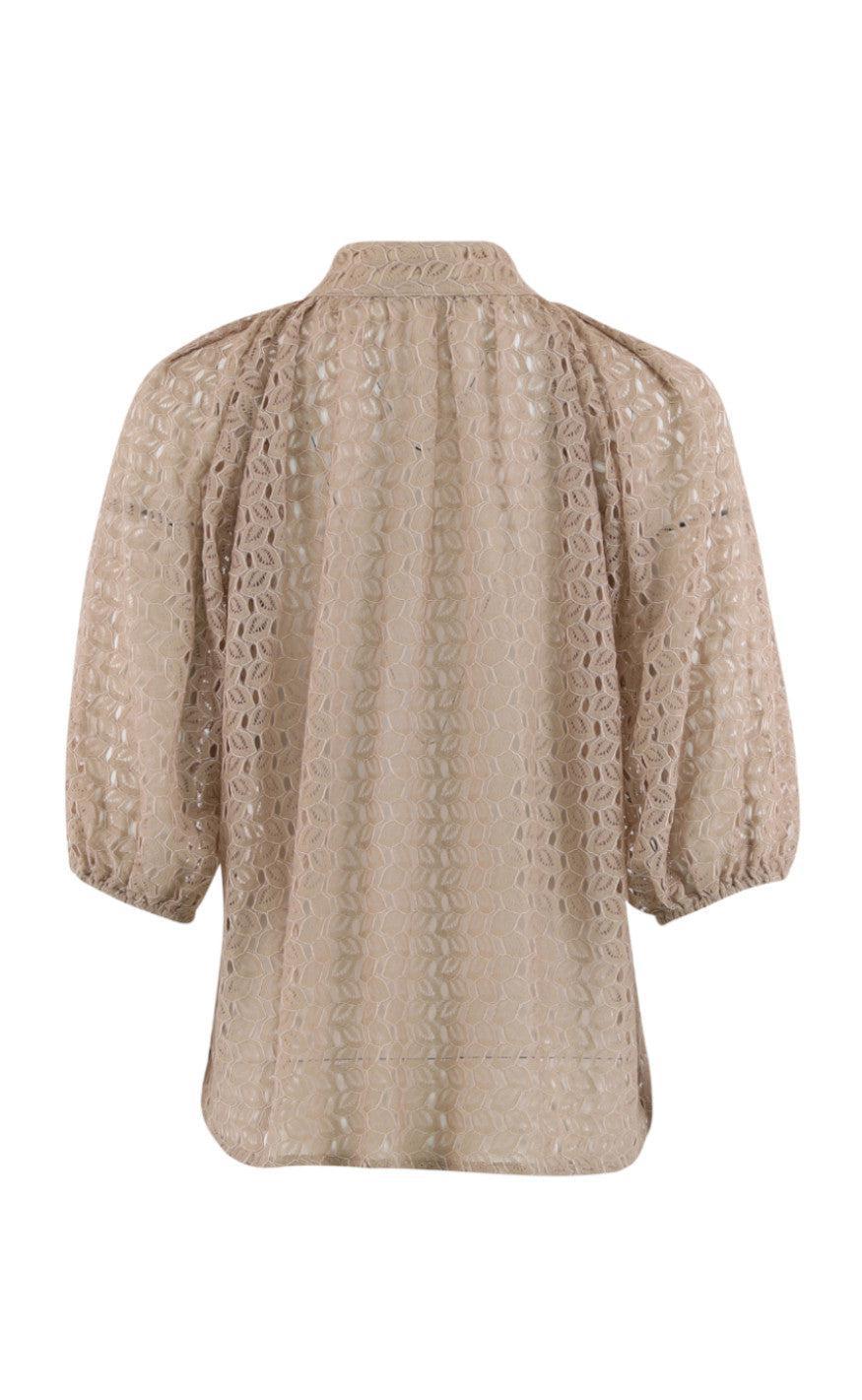 Continue Bluse - Sia Latte - Dark Nougat