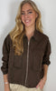 Continue Jakke - Carrie Bomber - Brown