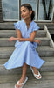 Continue Kjole - Bea - Blue Stripe