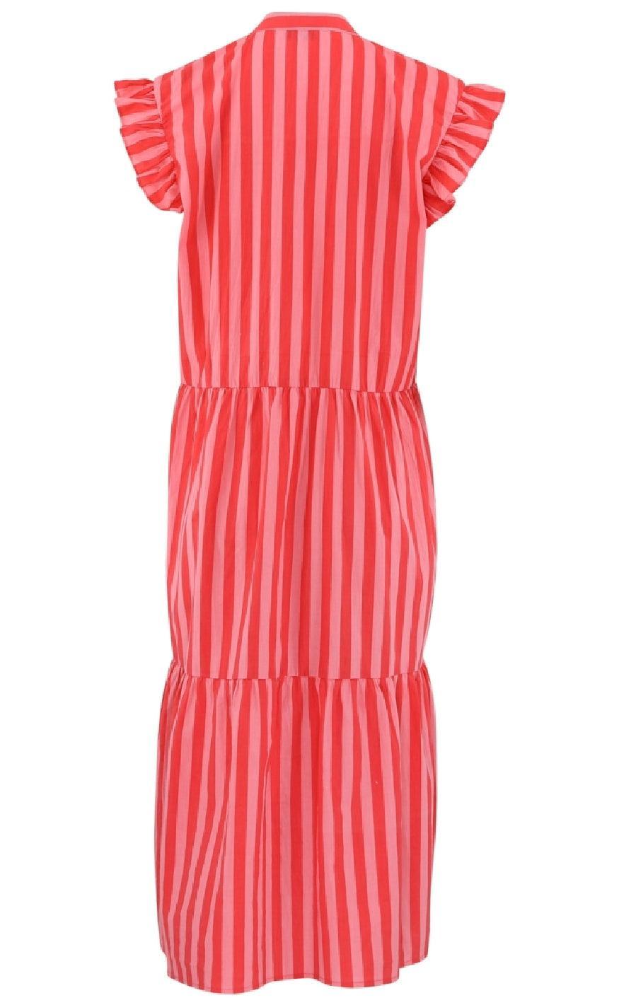 Continue Kjole - Bea - Stribe Pink/Red Stripe