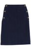 Continue Nederdel - Gabby - Solid Blue