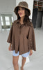 Continue Skjorte - Klara Wide - Brown