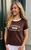 Continue T-shirt - Dea - Brown