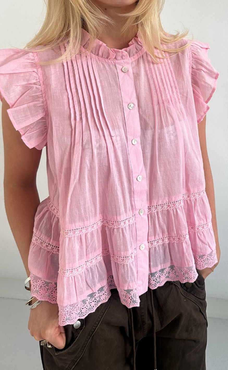 Continue Top - Audrey - Light Pink