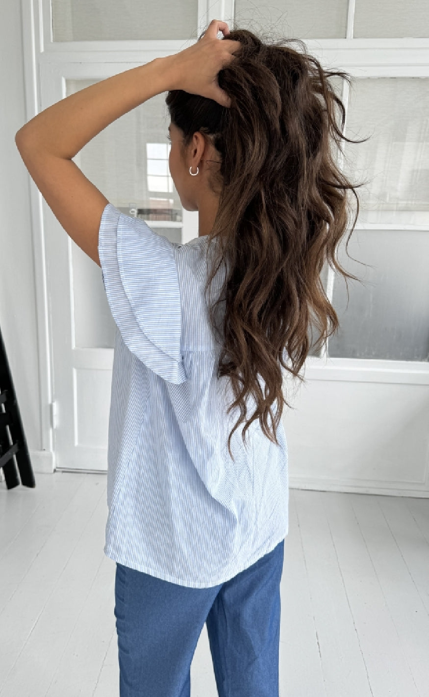 Continue Top - Christel - Blue Stripe
