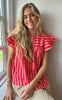 Continue Top - Christel - Stribe Pink