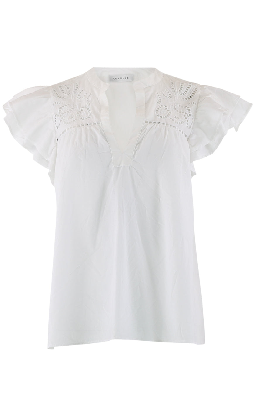 Continue Top - Christel - White