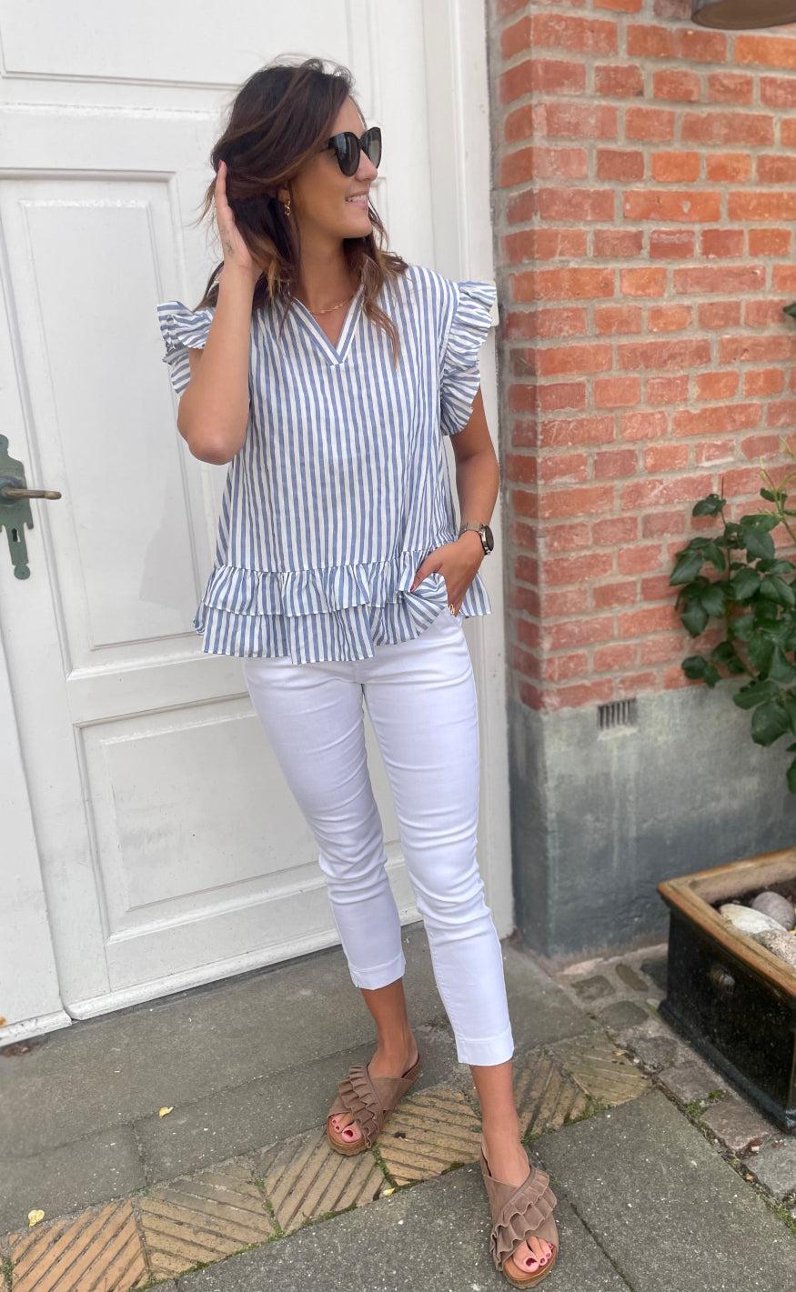 Continue Top - Lee Stripe - Blue Stripe