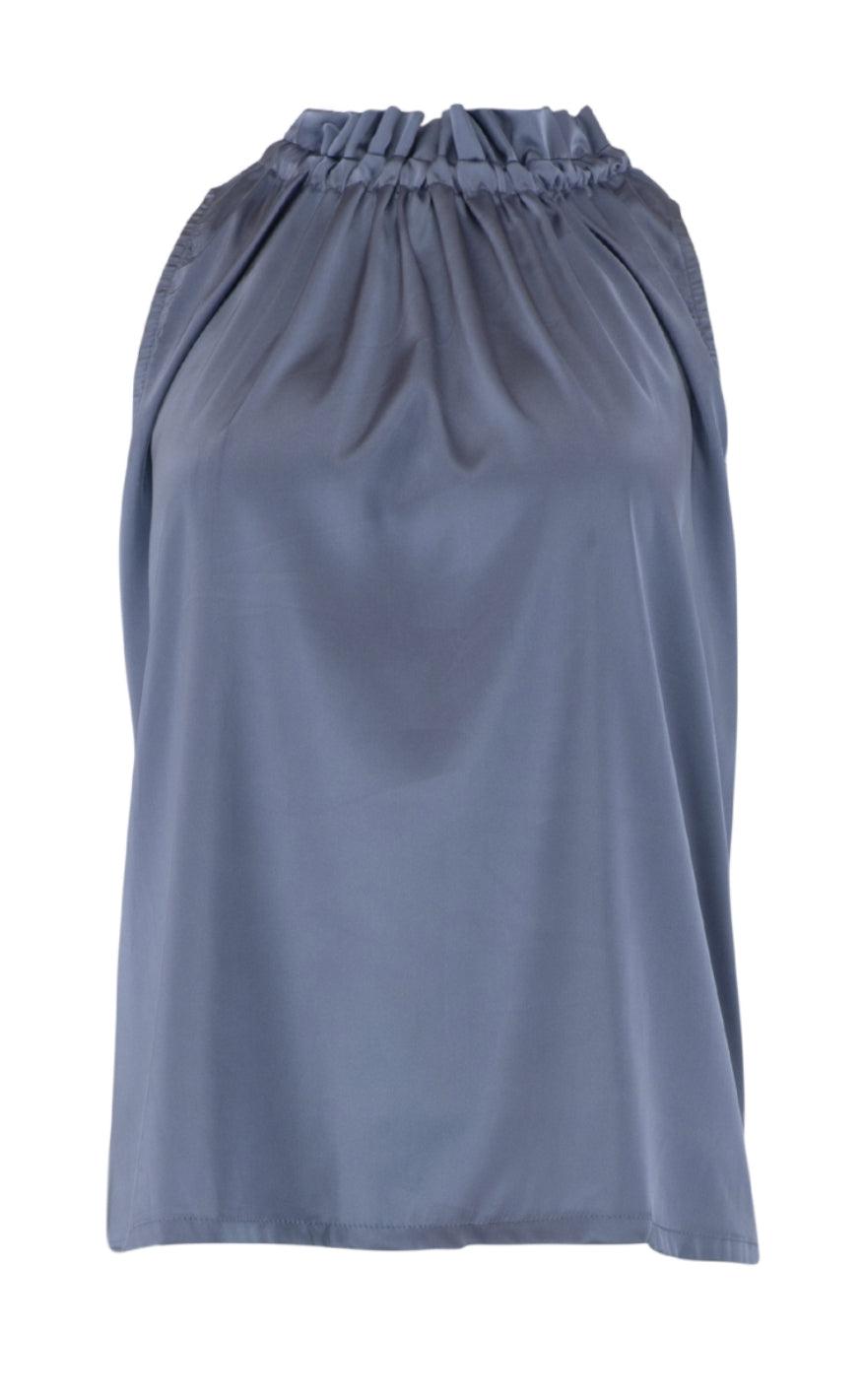 Continue Top - Liva Solid - Dove Blue