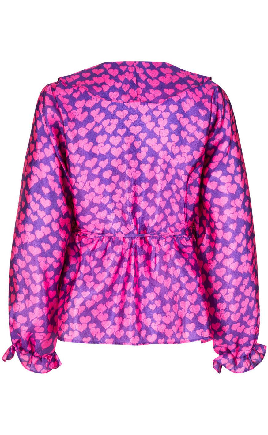 Cras Bluse - Monin - Heartbeats Purple