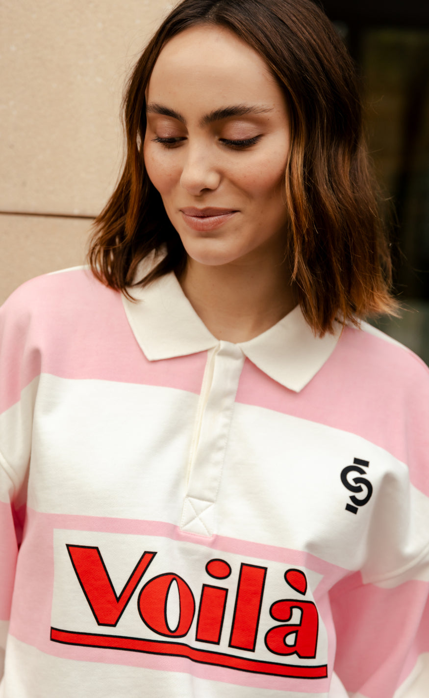 Cras Bluse - Sista - Light Pink Ivory