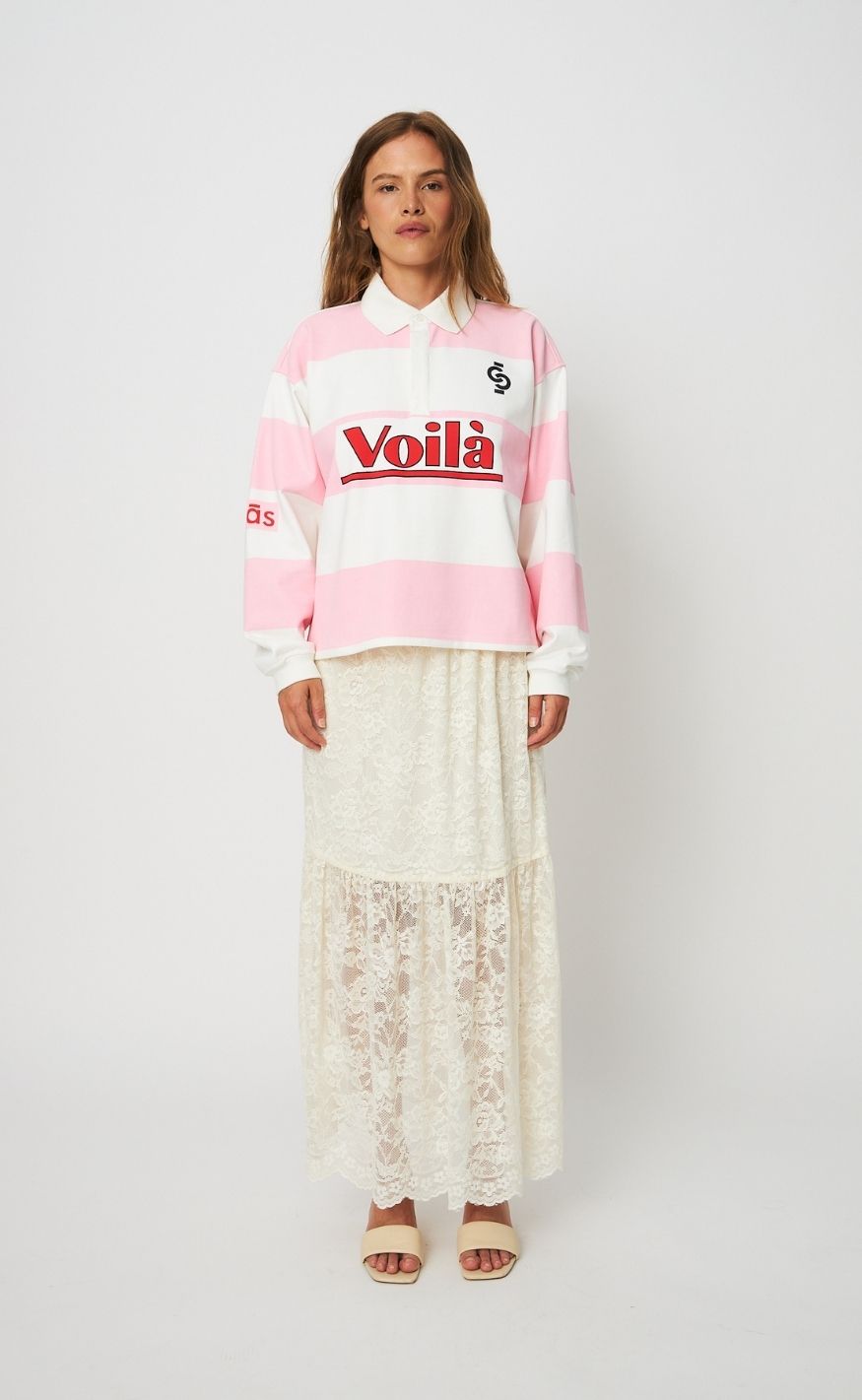 Cras Bluse - Sista - Light Pink Ivory