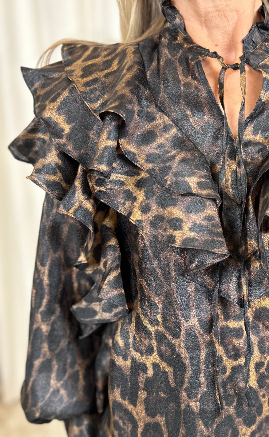 Cras Bluse - Sylvia - Hazy Leopard