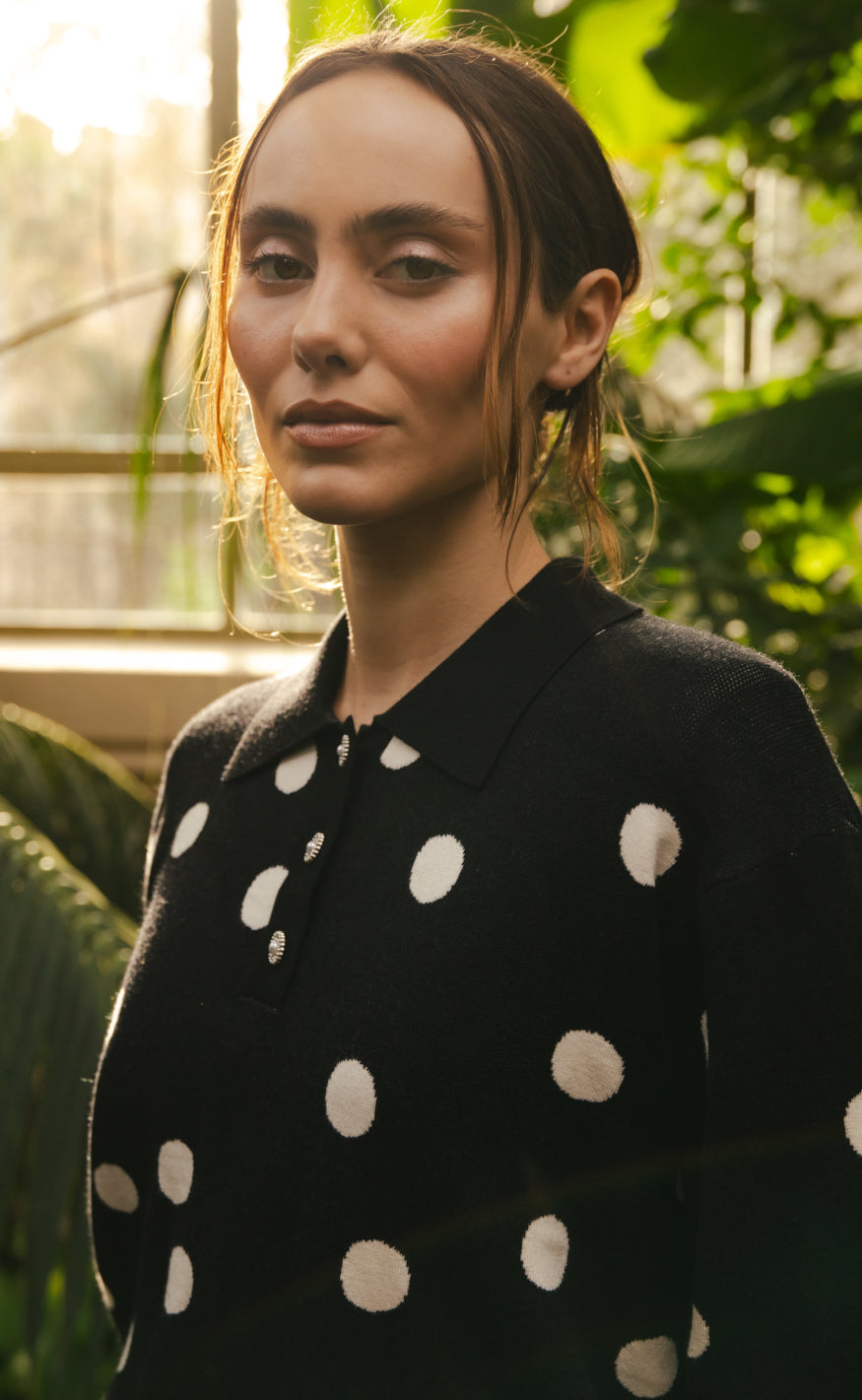 Cras Pullover - Love - Black White Dot