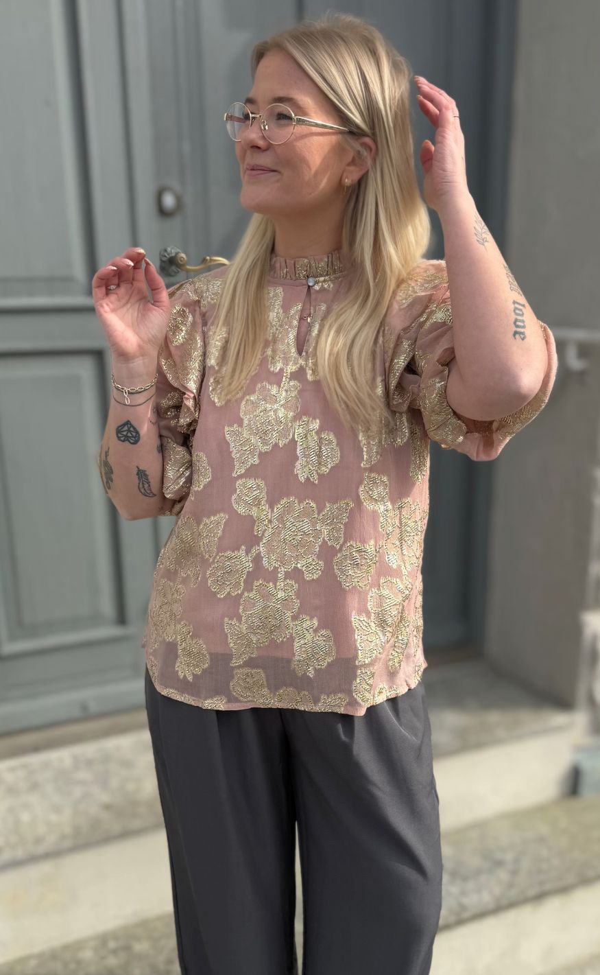 Culture Bluse - Floi - Pale Mauve