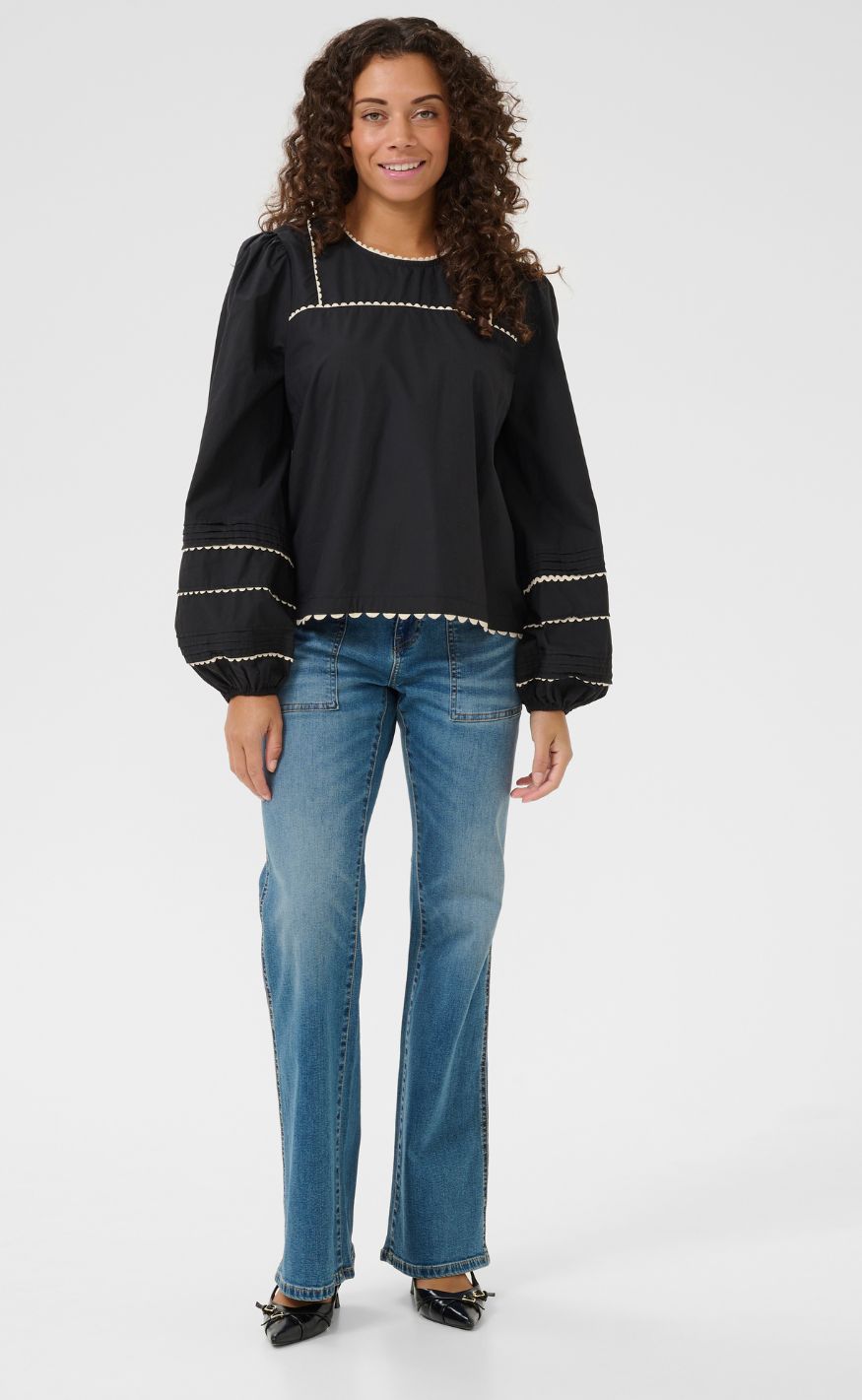 Culture Bluse - Maldi Olena - Black