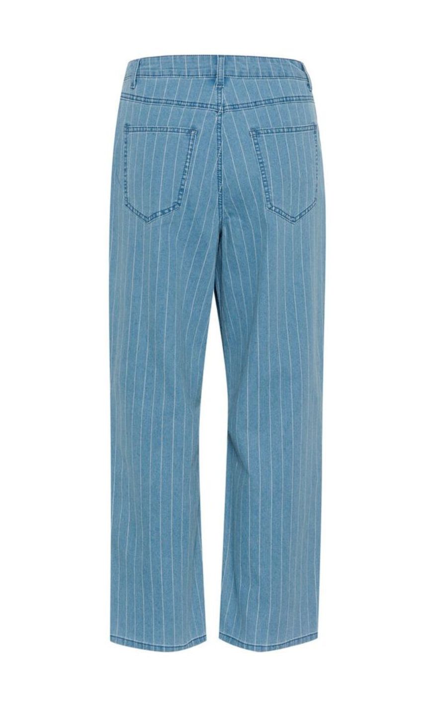 Culture Bukser - Renny - Light BLue Denim