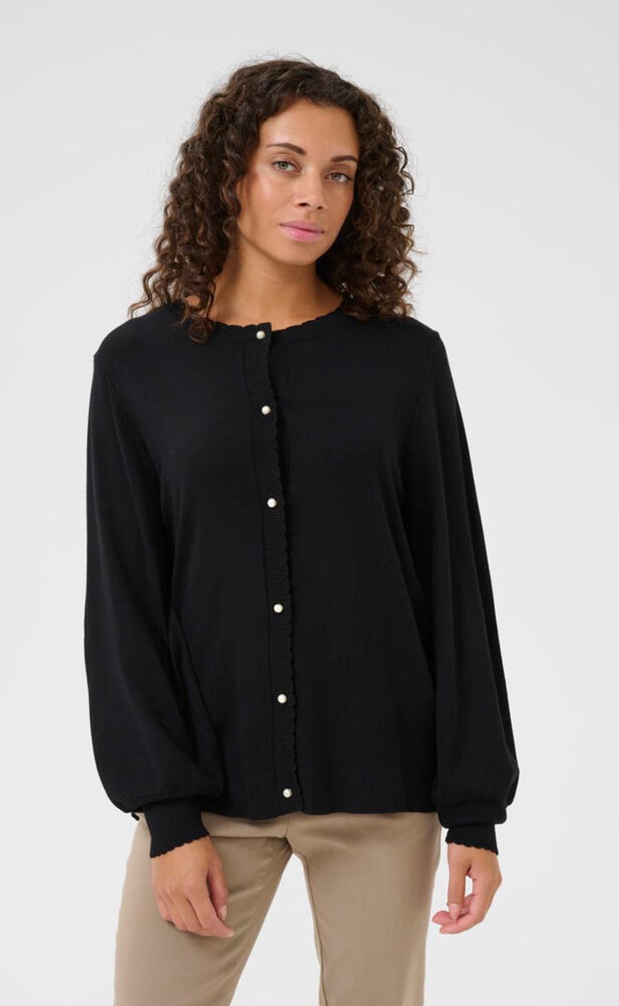Culture Cardigan - Annemarie - Black