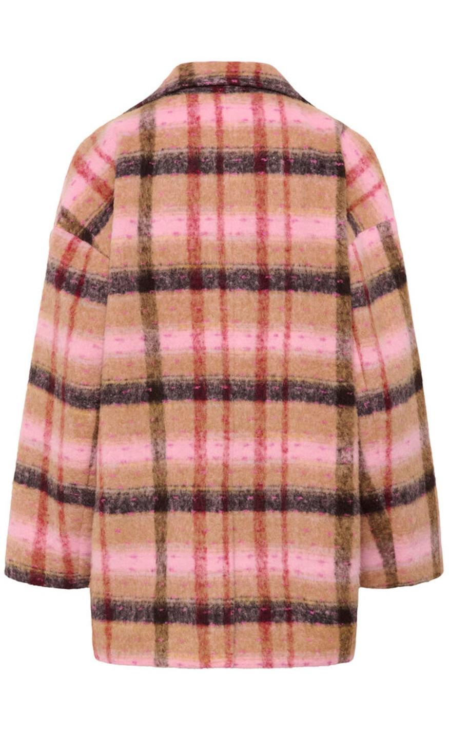 Culture Frakke - Shila - Brown/Red Check