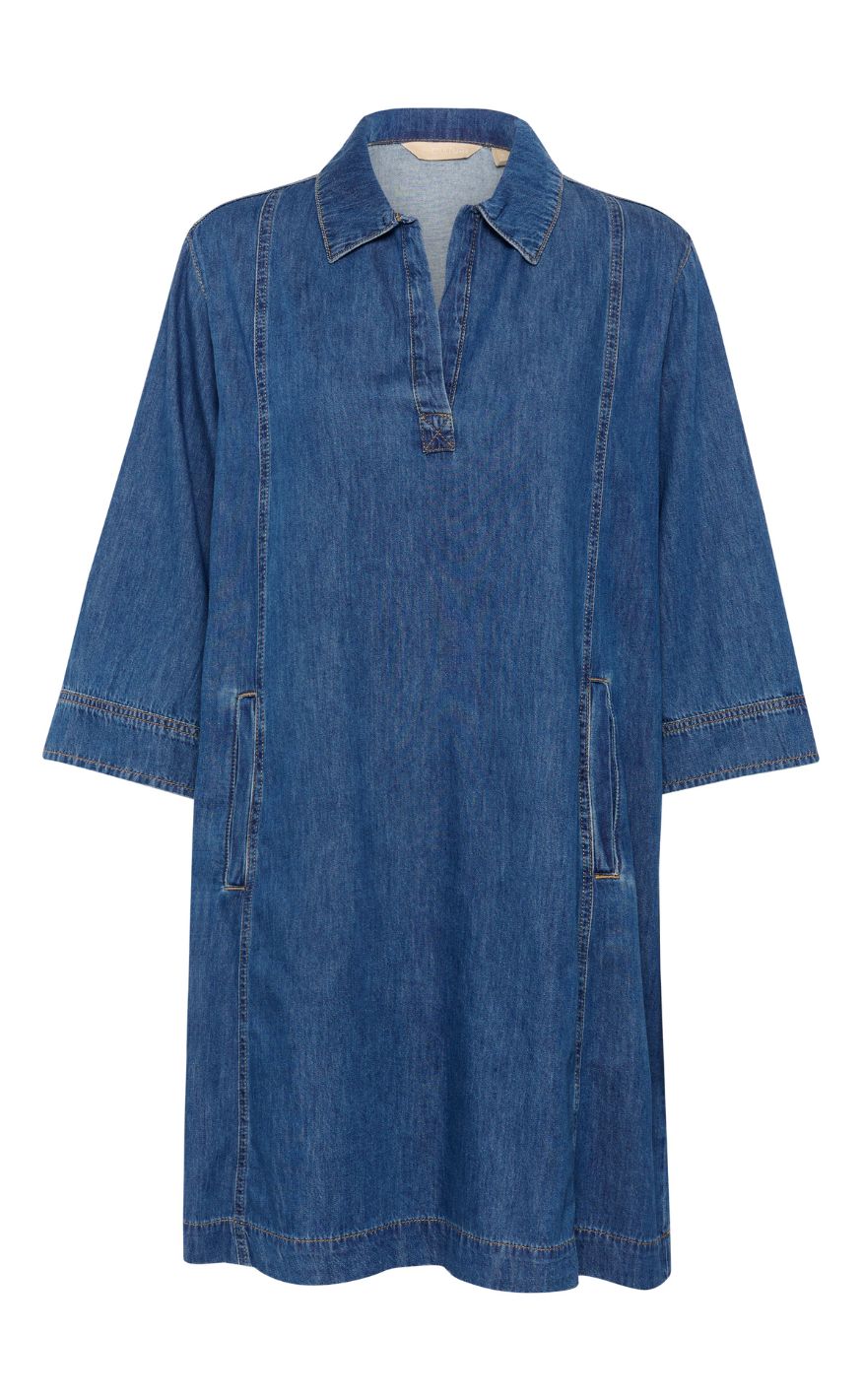 Culture Kjole - Pin Arpa - Dark Blue Wash