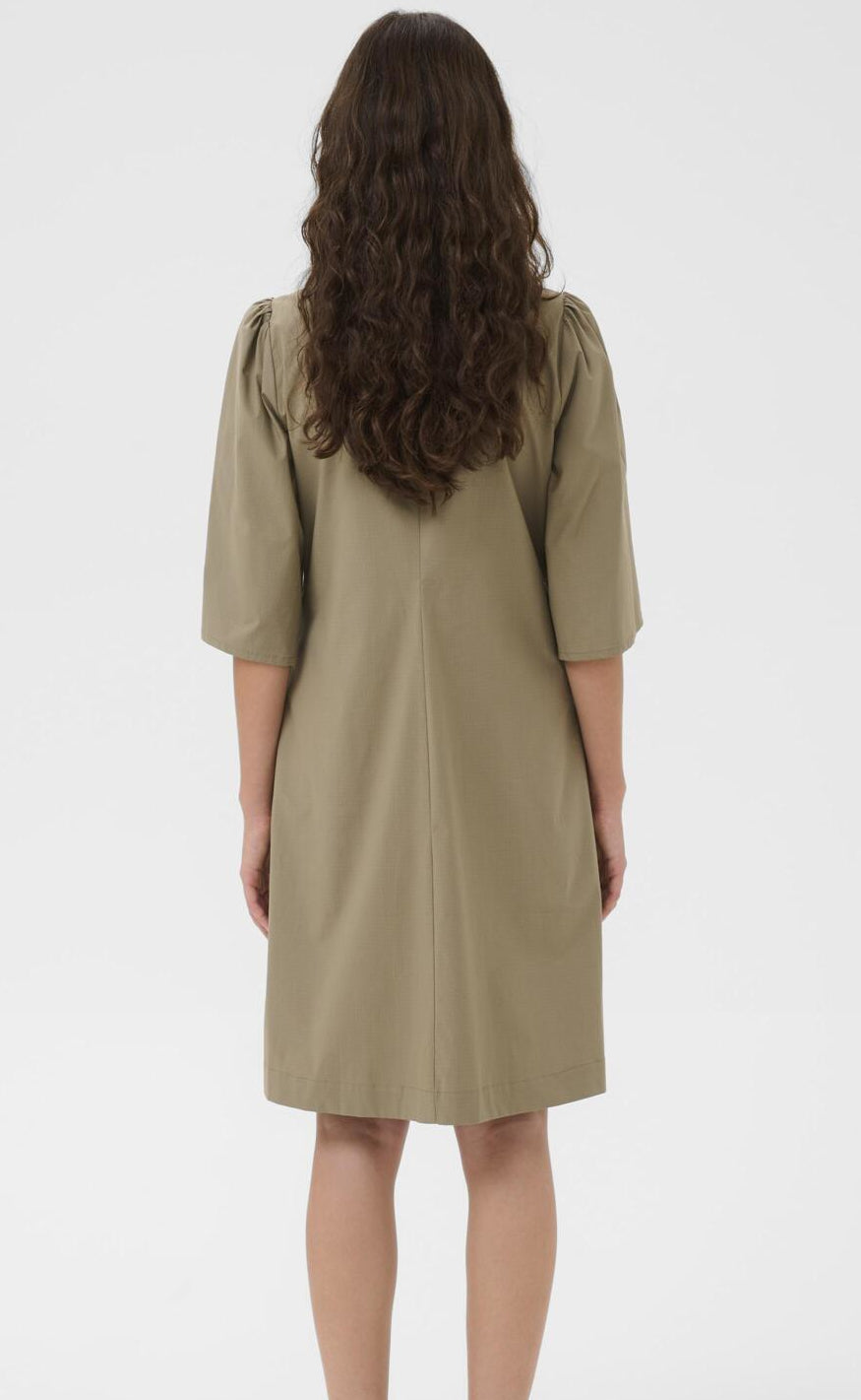 Culture Kjole - Ubendine - Dusky Green