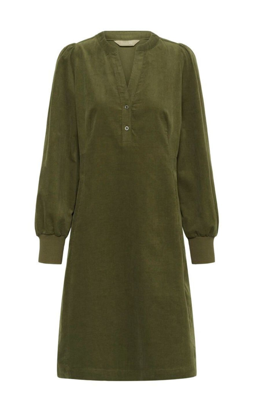 Culture Kjole - Ula Rhaena - Burnt Olive