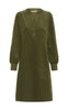 Culture Kjole - Ula Rhaena - Burnt Olive