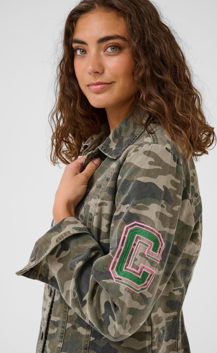 Culture Skjorte - Camilja - Camouflage