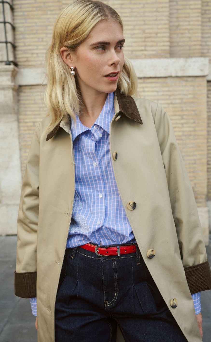 Culture Skjorte - Jani Deco - Blue Check