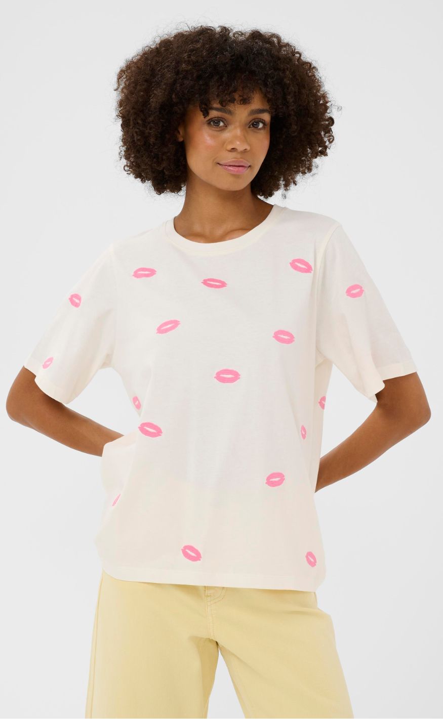 Culture T-shirt - Kissy - Spring Gardenia