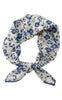 Tim & Simonsen Tørklæde - Samira Cotton - White-Blue
