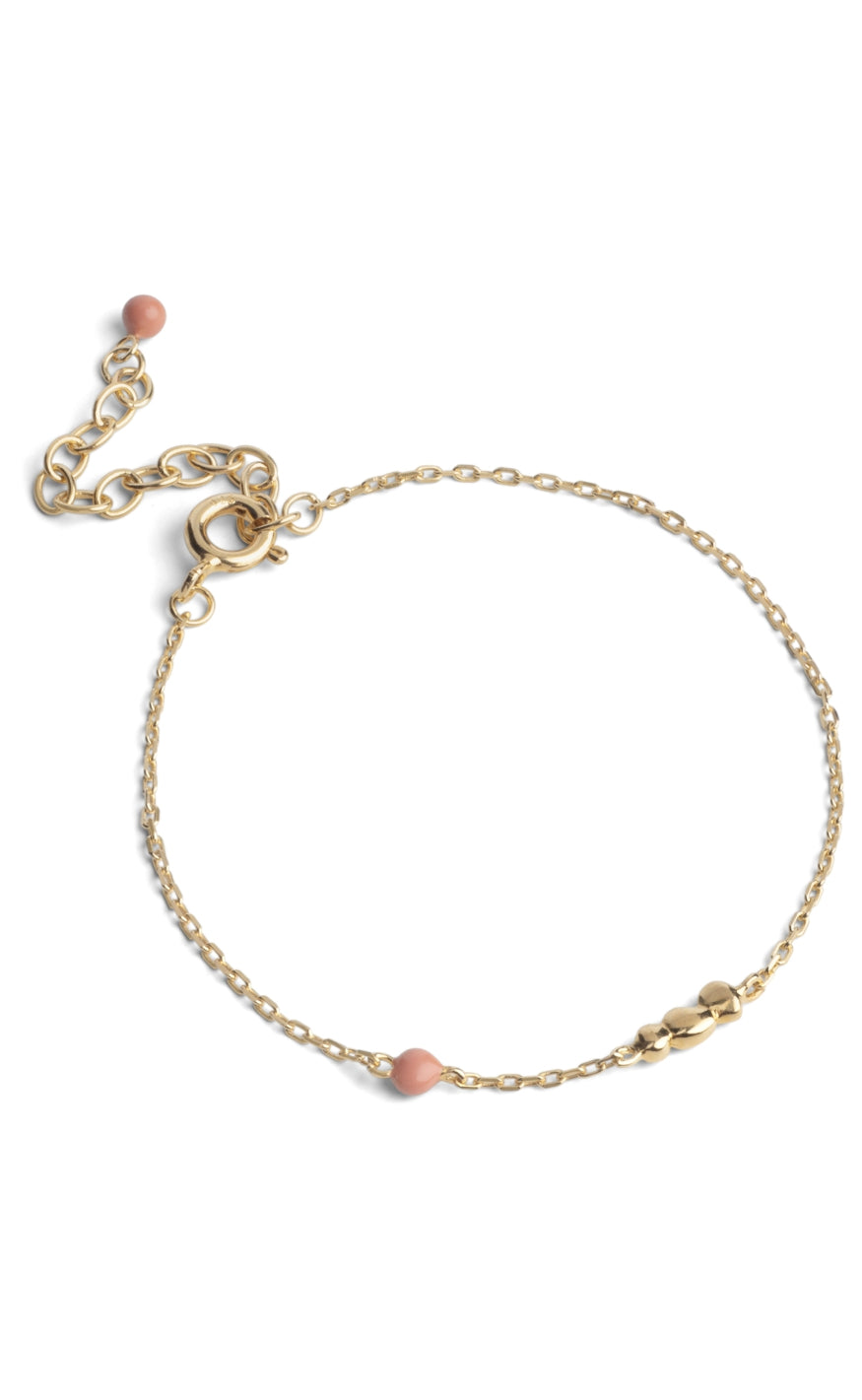 ENAMEL Copenhagen Armbånd - Nara - Light Coral