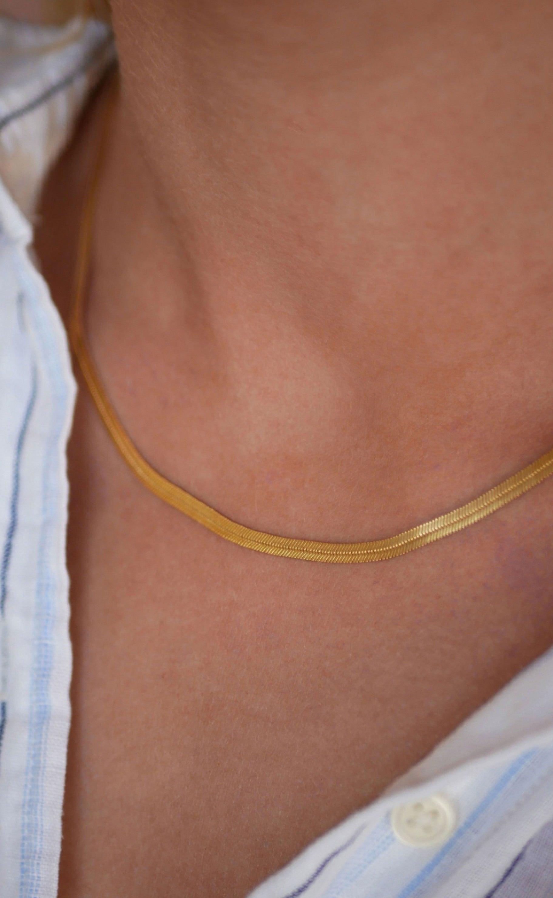ENAMEL Copenhagen Halskæde - Caroline - Gold Colour